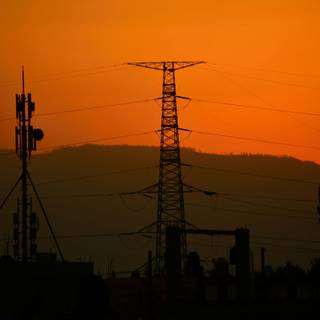 Electric pole wallpaper