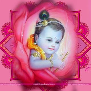 Krishna childhood wallpaper