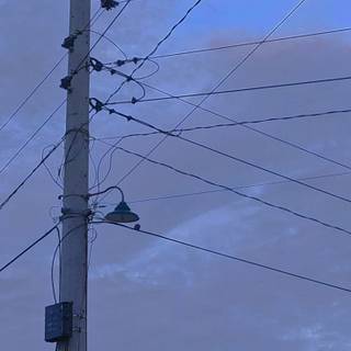 Electric pole wallpaper