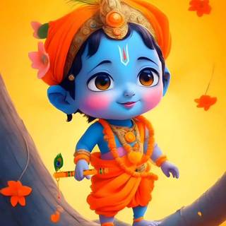 Krishna childhood wallpaper