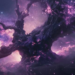 Cosmic being wallpaper