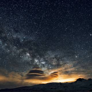 Cosmic being wallpaper