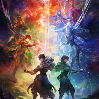 Cosmic being wallpaper