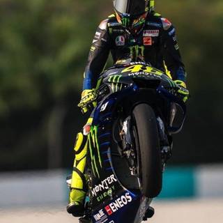 Motorcycle wheelie wallpaper