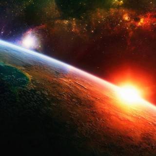 Cosmic being wallpaper