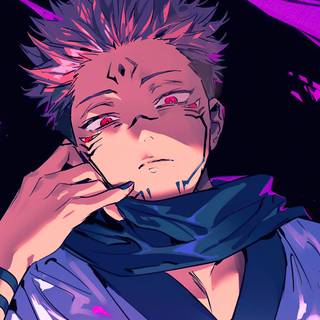 Sukuna face wallpaper