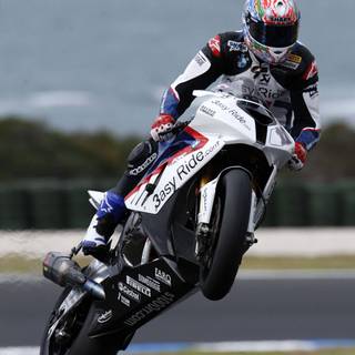 Motorcycle wheelie wallpaper