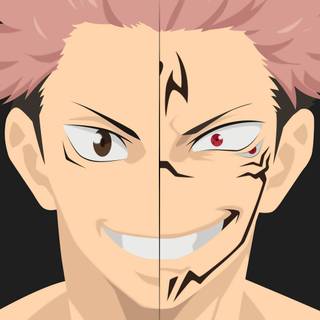 Sukuna face wallpaper