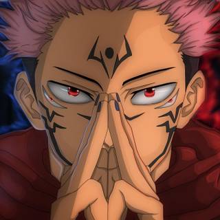 Sukuna face wallpaper