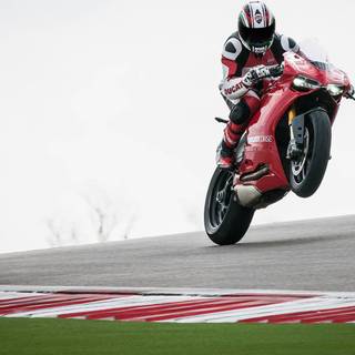 Motorcycle wheelie wallpaper