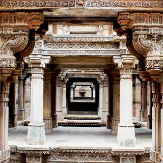 South Indian temple wallpaper