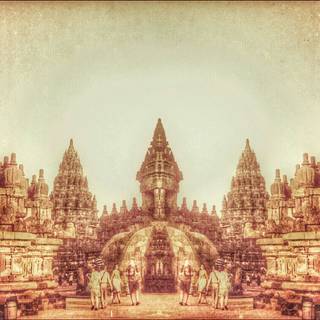 South Indian temple wallpaper