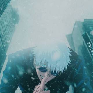 Gojo fanart wallpaper