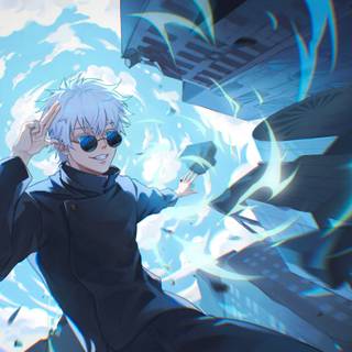 Gojo fanart wallpaper