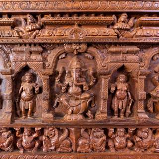 South Indian temple wallpaper