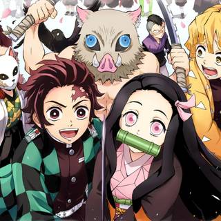 Demon Slayer Nezuko and Tanjiro wallpaper