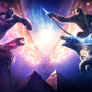 Godzilla x Kong poster wallpaper