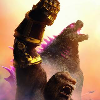 Godzilla x Kong poster wallpaper