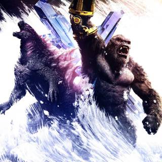 Godzilla x Kong poster wallpaper