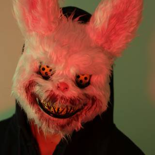 Bunny mask wallpaper