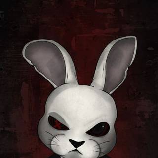 Bunny mask wallpaper