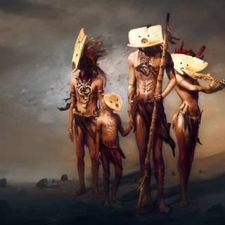 Ancient people wallpaper