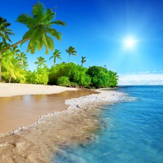 iPad beach wallpaper