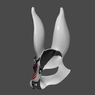 Bunny mask wallpaper