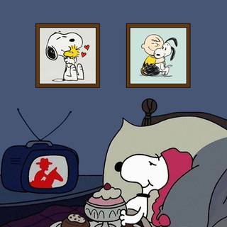 Cute Snoopy wallpaper