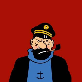 Captain Haddock wallpaper