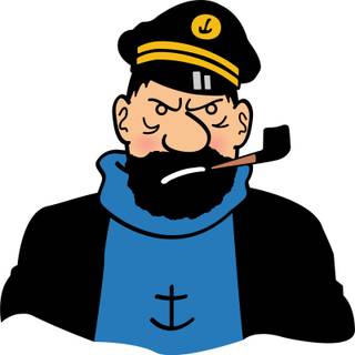 Captain Haddock wallpaper