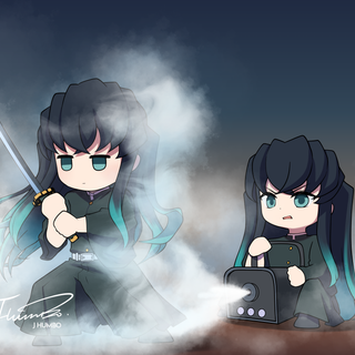 Muichiro cute wallpaper