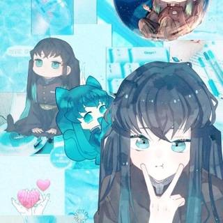 Muichiro cute wallpaper