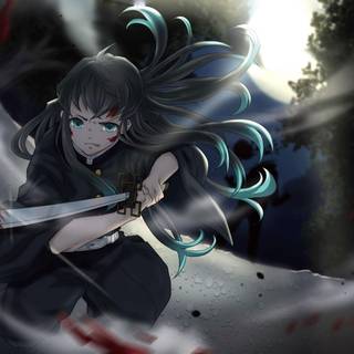 Muichiro cute wallpaper