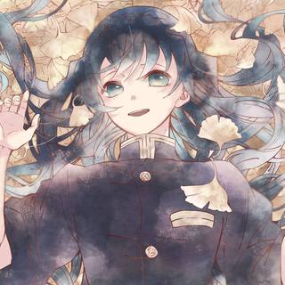 Muichiro cute wallpaper