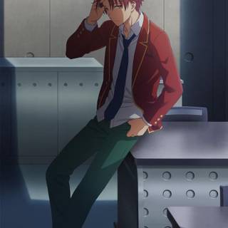 Ayanokoji serious look wallpaper