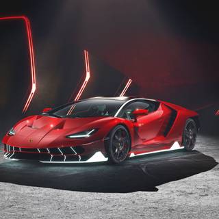 Red Lamborghini 4k wallpaper