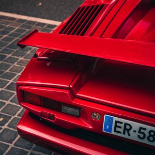 Red Lamborghini 4k wallpaper