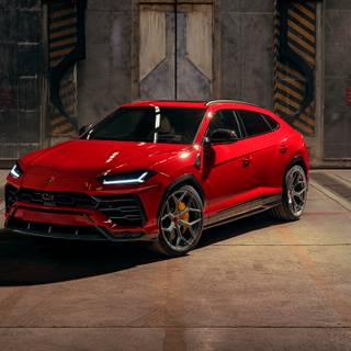 Red Lamborghini 4k wallpaper