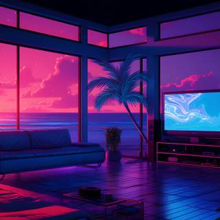 Vaporwave 4k desktop wallpaper