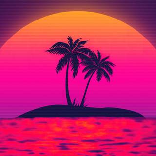 Vaporwave 4k desktop wallpaper