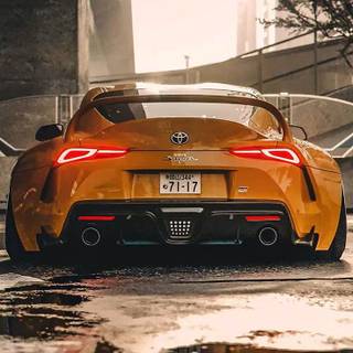 Toyota Supra Mk4 iPhone wallpaper