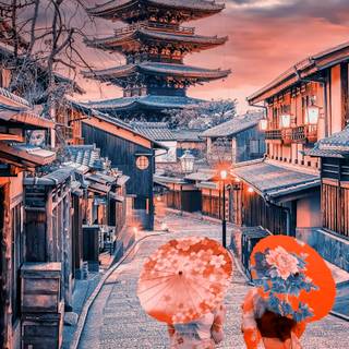 Kyoto phone wallpaper