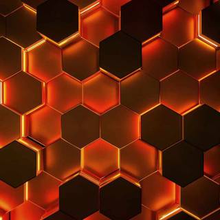 Hexagon phone wallpaper