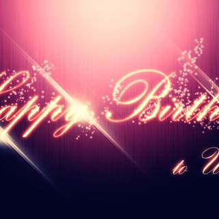 Happy birthday pink wallpaper
