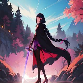 Anime iPhone 15 wallpaper