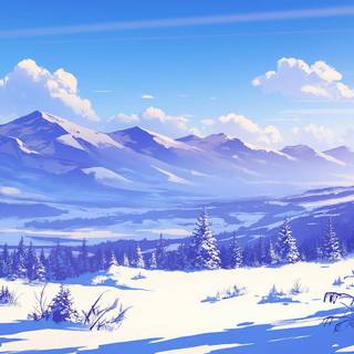 Snow wallpaper