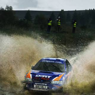 Rally car phone wallpaper