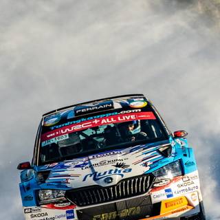 Rally car phone wallpaper
