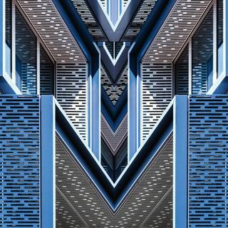 iPhone blue design wallpaper